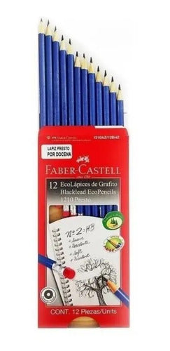 Caja 6 Lápiz 2=hb Faber Castell