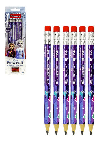 Lápiz Jumbo Personajes X 6 Pcs