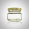Frascos De Vidrio Pequeño Conservas 28 Ml X 12 Unidades  Dorado