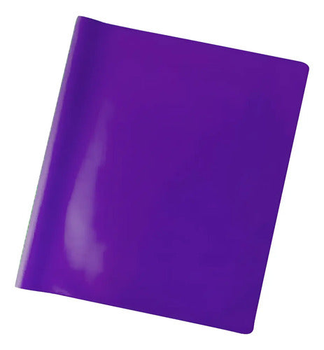 Protector Forro Para Cuaderno Morado X 10 Unidades Morado