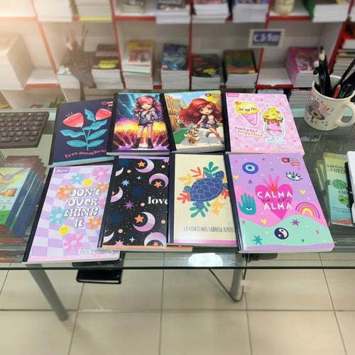 Cuaderno Grande Cosido Cuadriculado 50 Hojas X 6 Unidades