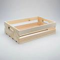 Caja Decorativa Canasta Madera Pino Regalo 35x25x10 Cm Madera Caja