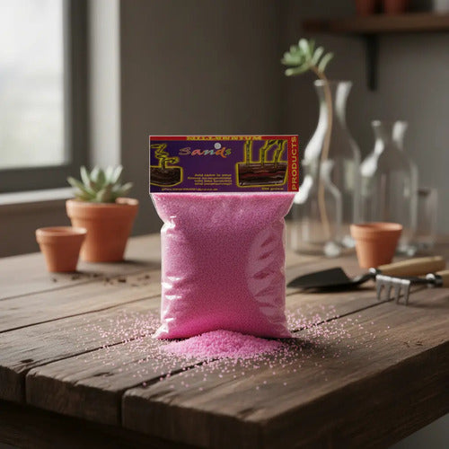 Arena Artificial Manualidades Rosado X 500gr Rosa