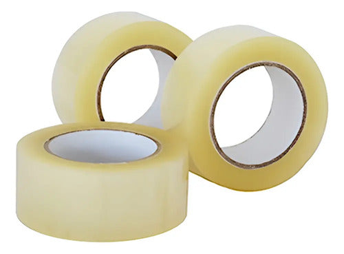 Cinta Gruesa Transparente 48mm X 40 Mts - 3 Rollos Transparente 48mm X 40 Mts