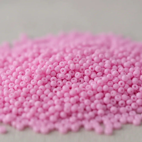 Mostacilla China Color Rosado X 500gr Rosa 2 Mm