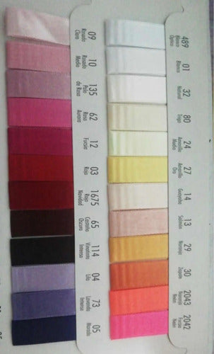 Cinta Lila Raso Tela Satín Moños 50 Mts X 2.5 Cm  Lila