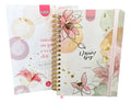 Agenda Permanente Pasta Dura Marca Lukis Mujer Rosa Claro Femenino 2024