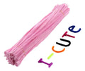 Chelines Color Rosado 30cm X 100 Pcs
