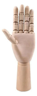 Mano Escualizable Articulada Maniquí Madera