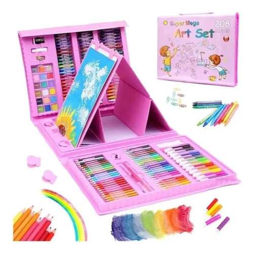 Set De Arte Y Dibujo Para Niños X 208 Piezas