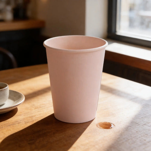 Vaso Ecológico De Caña 12 Oz Paquete X 200 Unidades Caqui