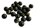 Canica Piquis Bolas De Cristal Negra X 200 Unidades