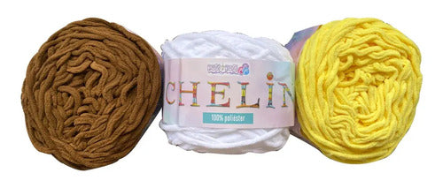 Lana Ovillo Tejer Grosor 7mm Chelin  160gr X 125 Metros
