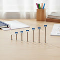 Poste Tornillo Aluminio Para Catalogo 2 1/2 6.3cm X  12 Pcs