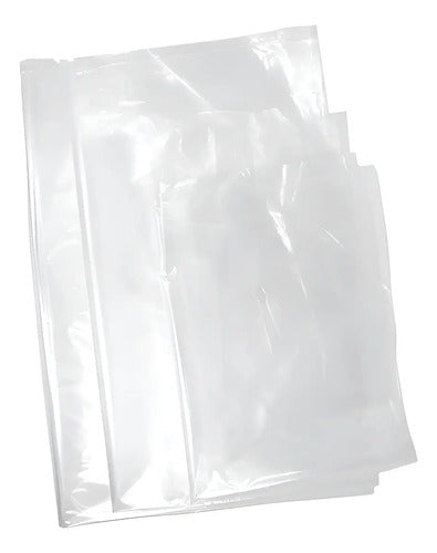Bolsa 1/2 Arroba Calibre 2 Transparente 30x45cm - 100 Und Transparente 30x45cm