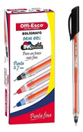 Boligrafo Semigel Negro X 24pcs Negro