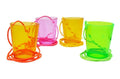 Copas Aguardiente Plásticas Neón Para Fiestas X 10 Pcs