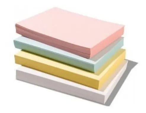 Papel Cartulina Fichas Bibliográficas Cartulina X 200 Pcs Surtido