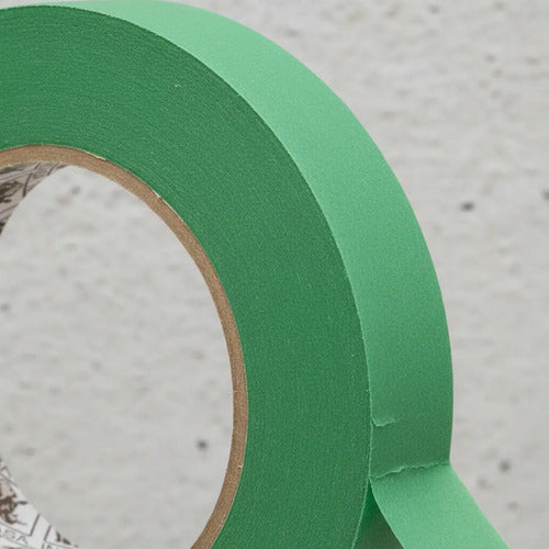 Cinta Enmascarar 24mm - 20 Metros X 4 Unidades Verde
