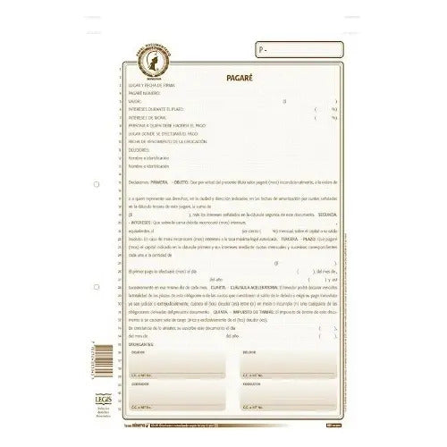 Formato Pagare Minerva 6001 X 12 Unidades