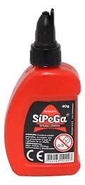 Pegante O Colbon Sipega 40gr Caja X 18 Unidades Rojo