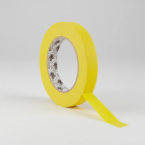 Cinta Enmascarar 12mm - 20 Metros X 4 Colores Amarillo