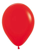 Globo Bomba Metalizado Color Rojo R12 X 50 Und