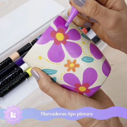 Marcadores Acrilicos Kiut X 12 Pcs 572169 Norma