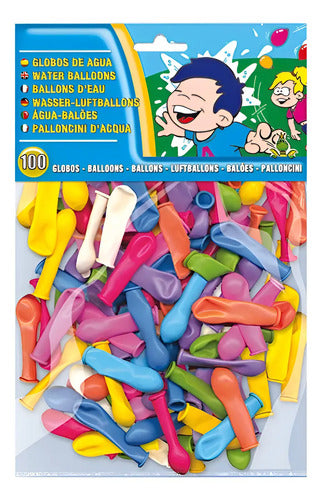 Globos De Agua Pequeños X 100 Unidades Surtido