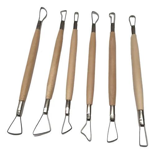 Herramientas Modelado Arcilla, Cerámica, Plastilína X 6 Pcs