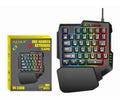 Teclado Gamer Aoas M-1100 Mecánico Qwerty Retroiluminado Rgb Antisalpicaduras Negro Español