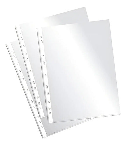 Sobre Bolsillo De Acetato Oficio Delgado X 500 Unidades  Transparente