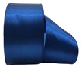 Cinta Azul Oscuro Raso Tela Satín Moños 30 Mts X 62mm  Azul