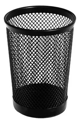 Porta-lapiz Rejilla Malla Color Negro 10x8cm