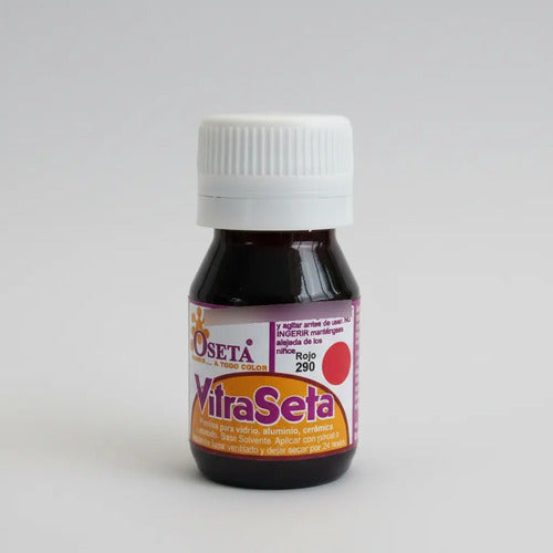 Vitraseta Roseta 30ml Color Rojo