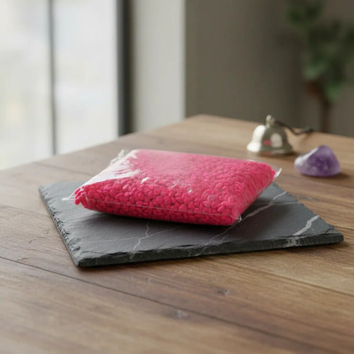 Piedra Artificial Para Manualidades Escolar 470gr Fucsia