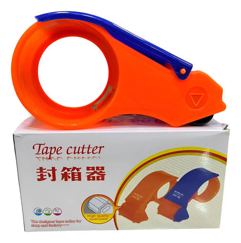Dispensador De Mano Para Cinta De Empaque Naranja