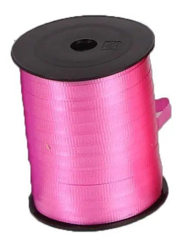 Cinta Fucsia Raso Tela Satín Moños 100 Mts X 7mm Fucsia