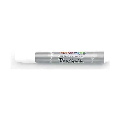 Marcador Borrable Tiza Liquida Doricolor Blanco Caja X 5