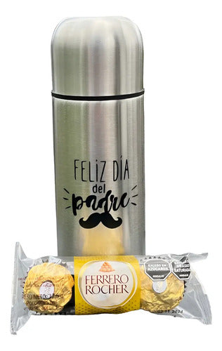 Regalo Termo Dia Del Padre  Plateado