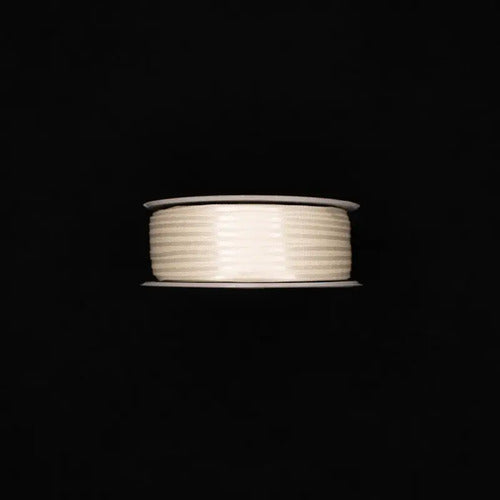 Cinta Color Natural Raso Tela Satín Moños 100 Mts X 3mm Natural