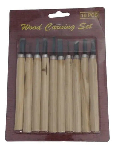 Gubias Para Tallar Madera Set X 6 Unidades