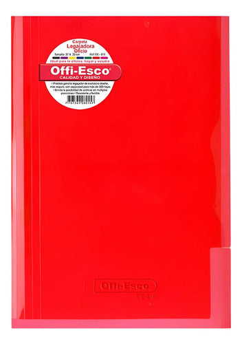 Carpeta Oficio Gancho Legajador Offi-esco X 60 Unidades Surtido