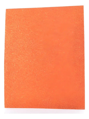Fomi Foamy Escarchado Naranja 4 Cartas X 10 Unidades Naranja