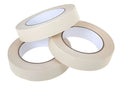 Cinta De Enmascarar 1 Pulgada 24 Mm X 40 Metros - 12 Rollos Beige 24mm X 40mts
