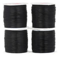 Rollo Nylon Elástico Negro 0.6mm X 100 Mts Negro