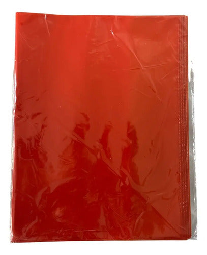 Protector Forro Para Cuaderno Naranja X 10 Unidades Transparente