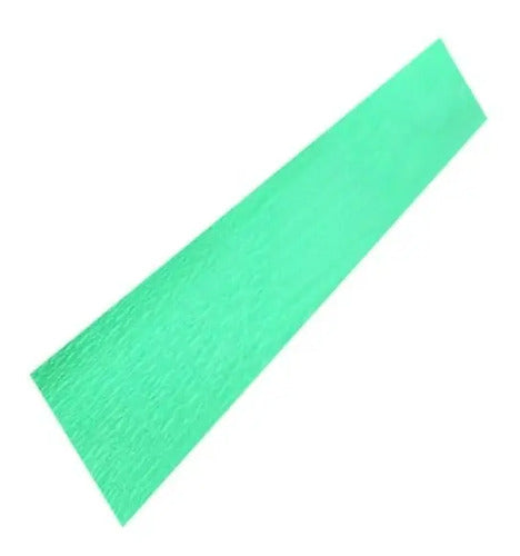Papel Crepe Verde Menta X 10 Unidades