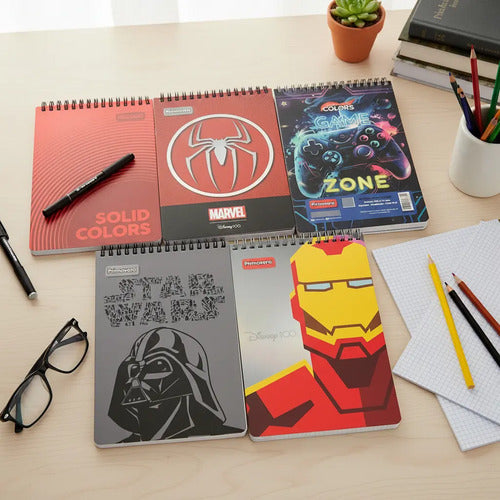 Libreta Cuadriculada Pasta Dura 80hjs Primavera X 6 Unidades