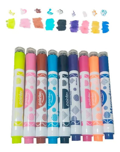 Marcador Con Sello Pointer X 24 Colores